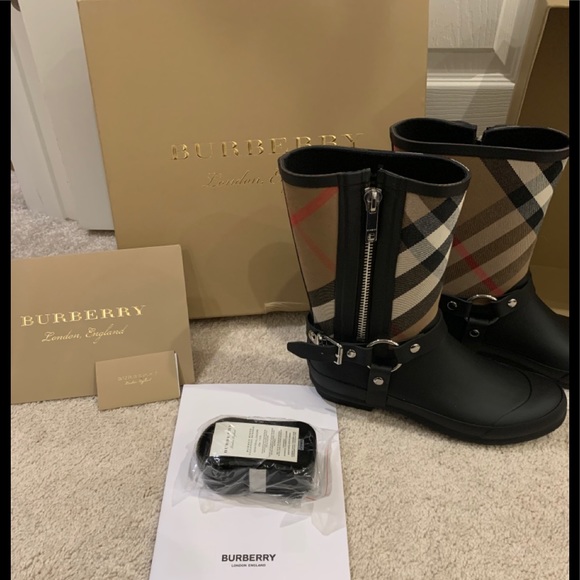 Burberry biker boots - Picture 1 of 4